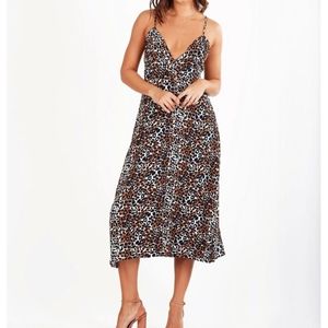 Cleobella leopard Estella maxi dress